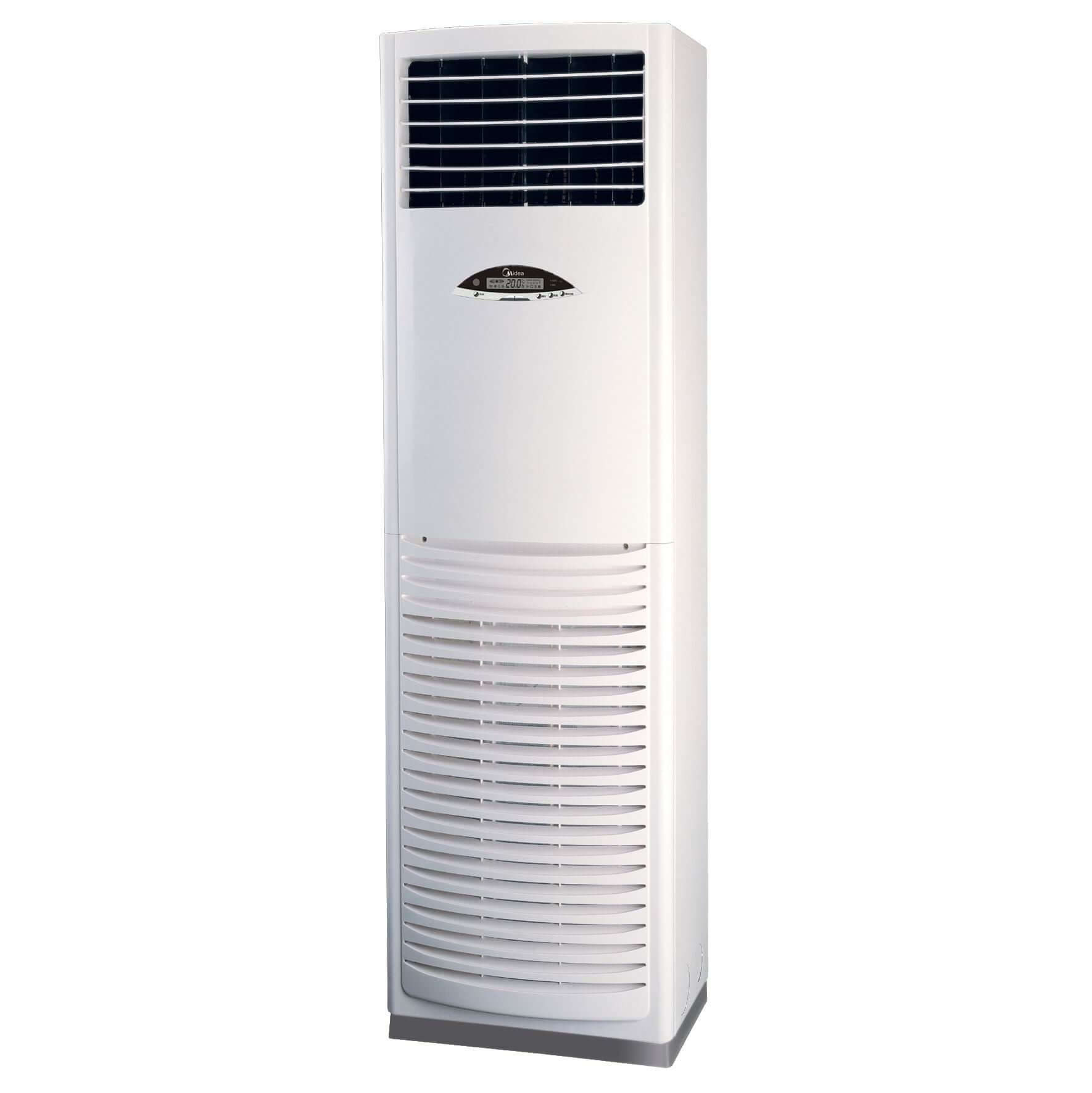 Floor-standing air conditioner offering flexible placement on the floor, ideal for cooling and heating specific areas.